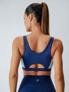 Women Knitted Nylon Yoga Sports Bras Sustainable Yoga Tops - BERLOOK