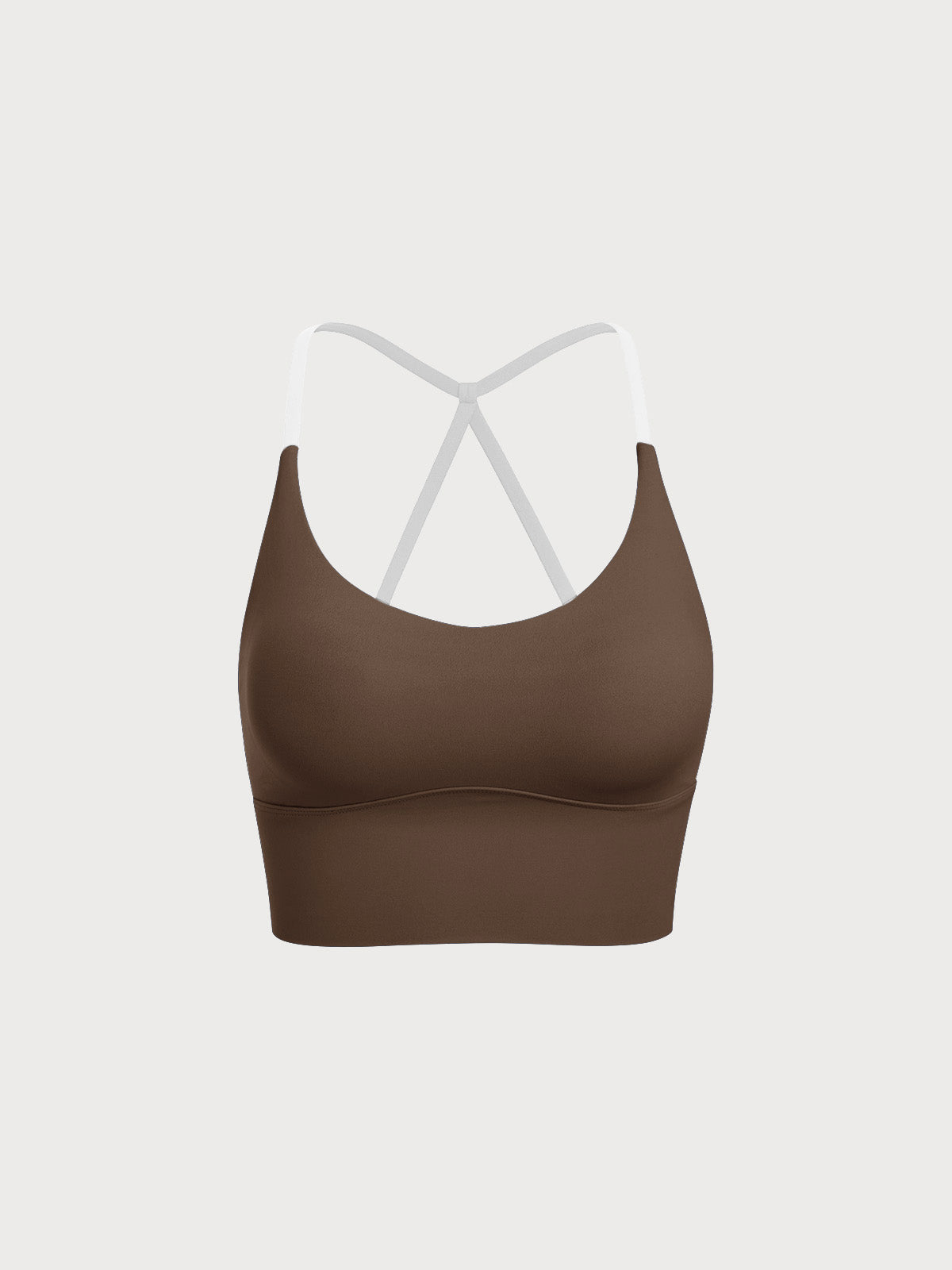 Women Knitted Nylon Yoga Sports Bras Sustainable Yoga Tops - BERLOOK