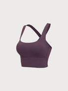 Women Knitted Nylon Yoga Sports Bras Sustainable Yoga Tops - BERLOOK