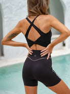 Women Knitted Nylon Yoga Sports Bras Sustainable Yoga Tops - BERLOOK