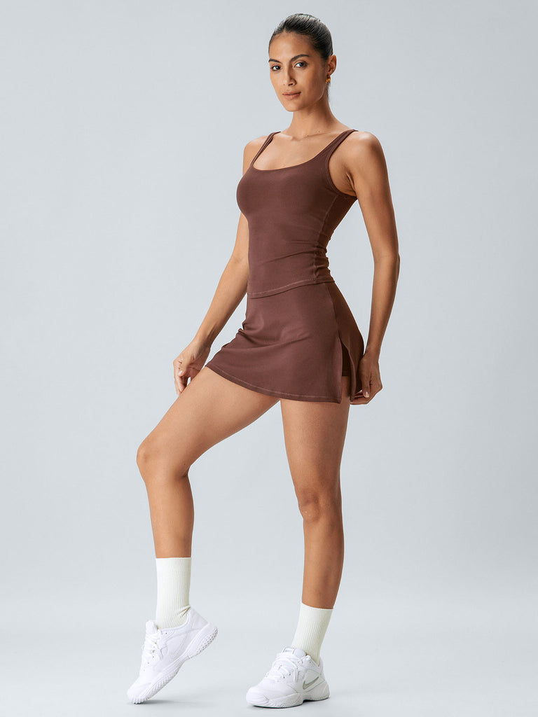 Women Knitted Nylon Yoga Tank Tops Sustainable Yoga Tops - BERLOOK