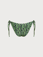 Women Knitted Polyamide Printed Bikini Bottoms Sustainable Bikinis - BERLOOK