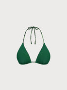 Women Knitted Polyamide Printed Bikini Tops Sustainable Bikinis - BERLOOK