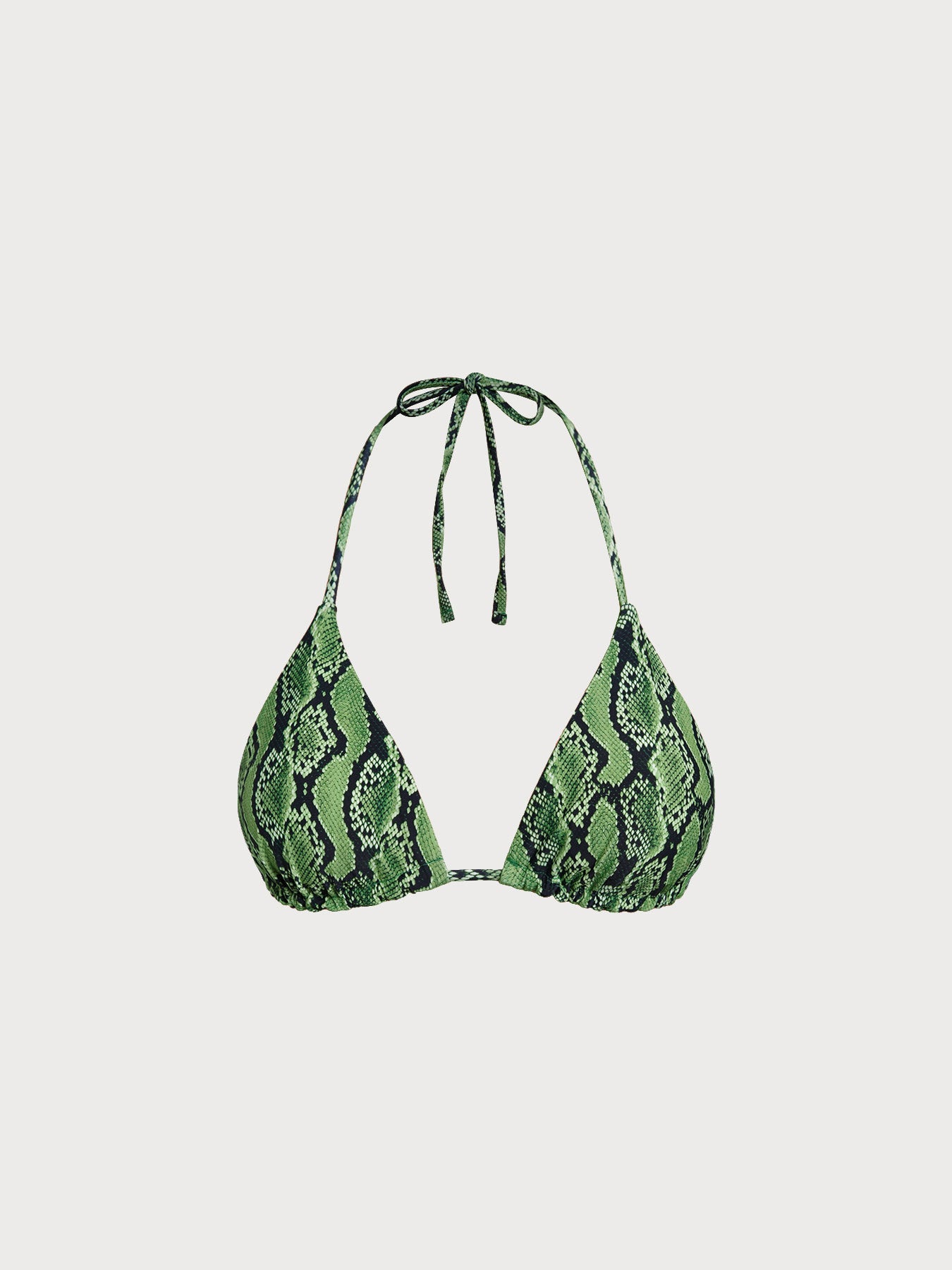 Women Knitted Polyamide Printed Bikini Tops Sustainable Bikinis - BERLOOK