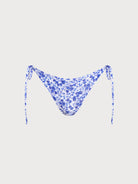 Women Knitted Polyester Bikini Bottoms Blue Sustainable Bikinis - BERLOOK