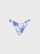 Women Knitted Polyester Bikini Bottoms Blue Sustainable Bikinis - BERLOOK