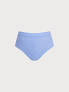 Women Knitted Polyester Bikini Bottoms Blue Sustainable - BERLOOK