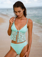 Women Knitted Polyester Bikini Bottoms Sustainable Bikinis - BERLOOK