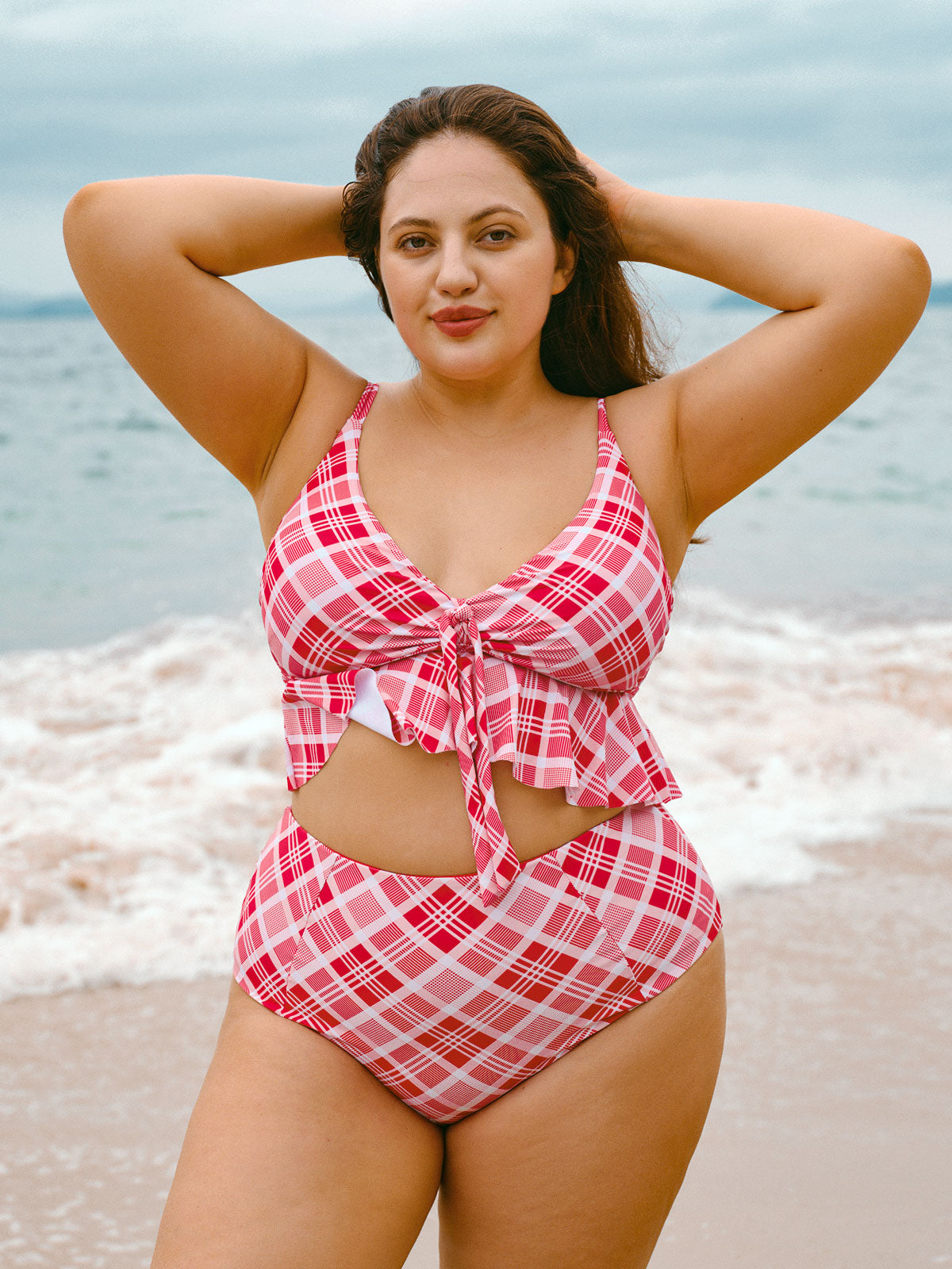 Women Knitted Polyester Bikini Bottoms Sustainable Plus Size Bikinis - BERLOOK