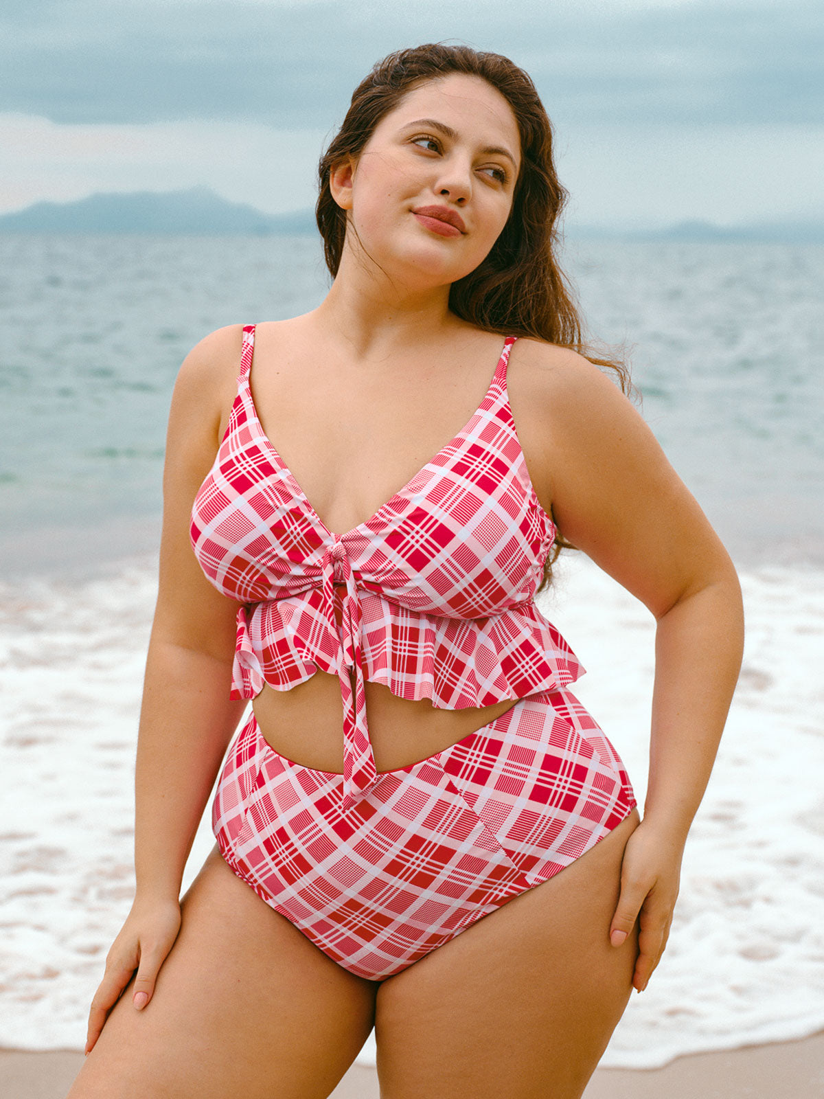 Women Knitted Polyester Bikini Bottoms Sustainable Plus Size Bikinis - BERLOOK