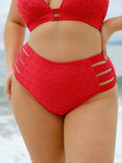 Women Knitted Polyester Bikini Bottoms Sustainable Plus Size Bikinis - BERLOOK