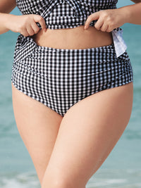Women Knitted Polyester Bikini Bottoms Sustainable Plus Size Tankinis - BERLOOK