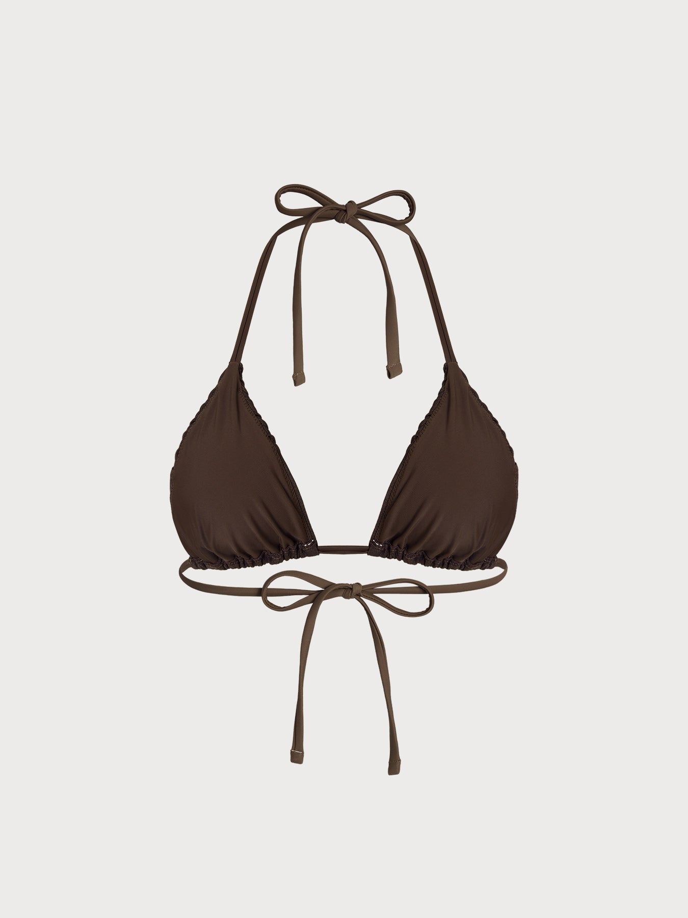 Women Knitted Polyester Bikini Tops Sustainable Bikinis - BERLOOK
