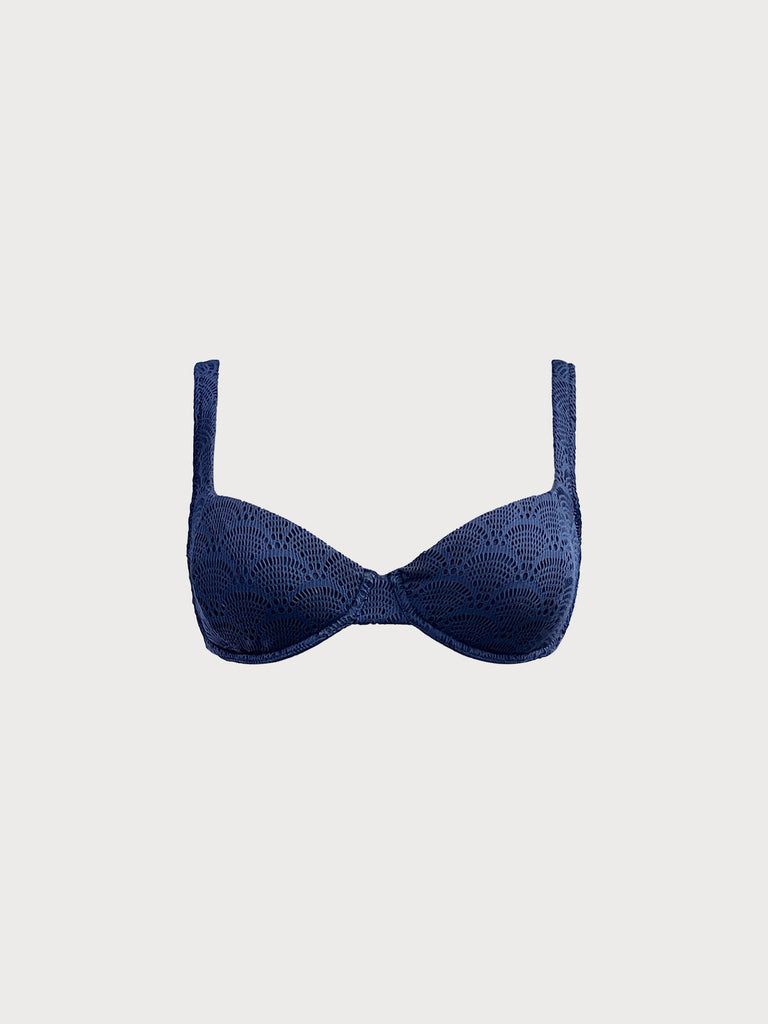 Women Knitted Polyester Bikini Tops Sustainable Bikinis - BERLOOK
