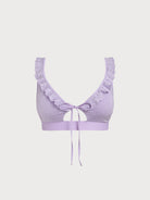 Women Knitted Polyester Bikini Tops Sustainable Plus Size Bikinis - BERLOOK