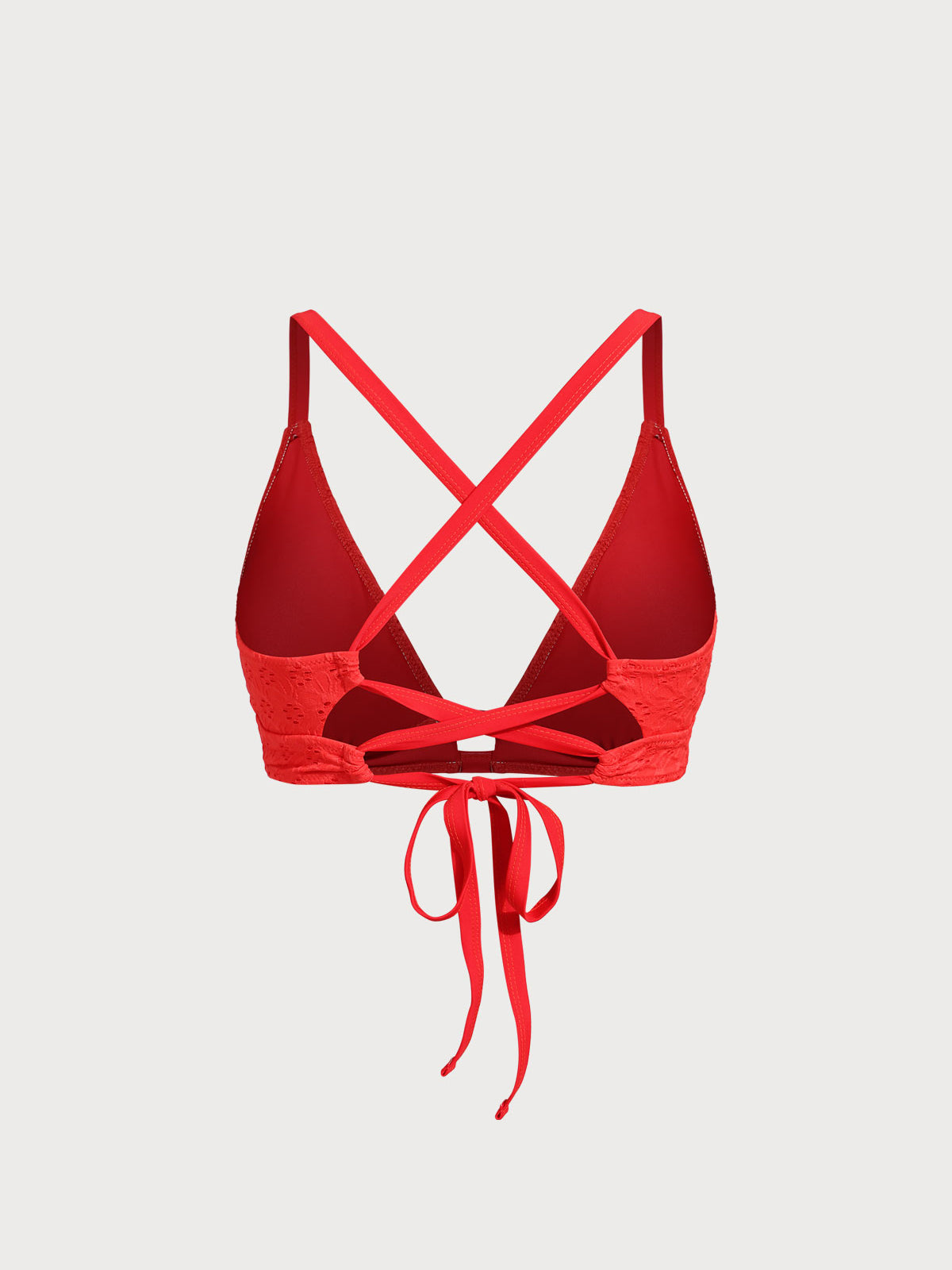 Women Knitted Polyester Bikini Tops Sustainable Plus Size Bikinis - BERLOOK