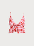 Women Knitted Polyester Bikini Tops Sustainable Plus Size Bikinis - BERLOOK