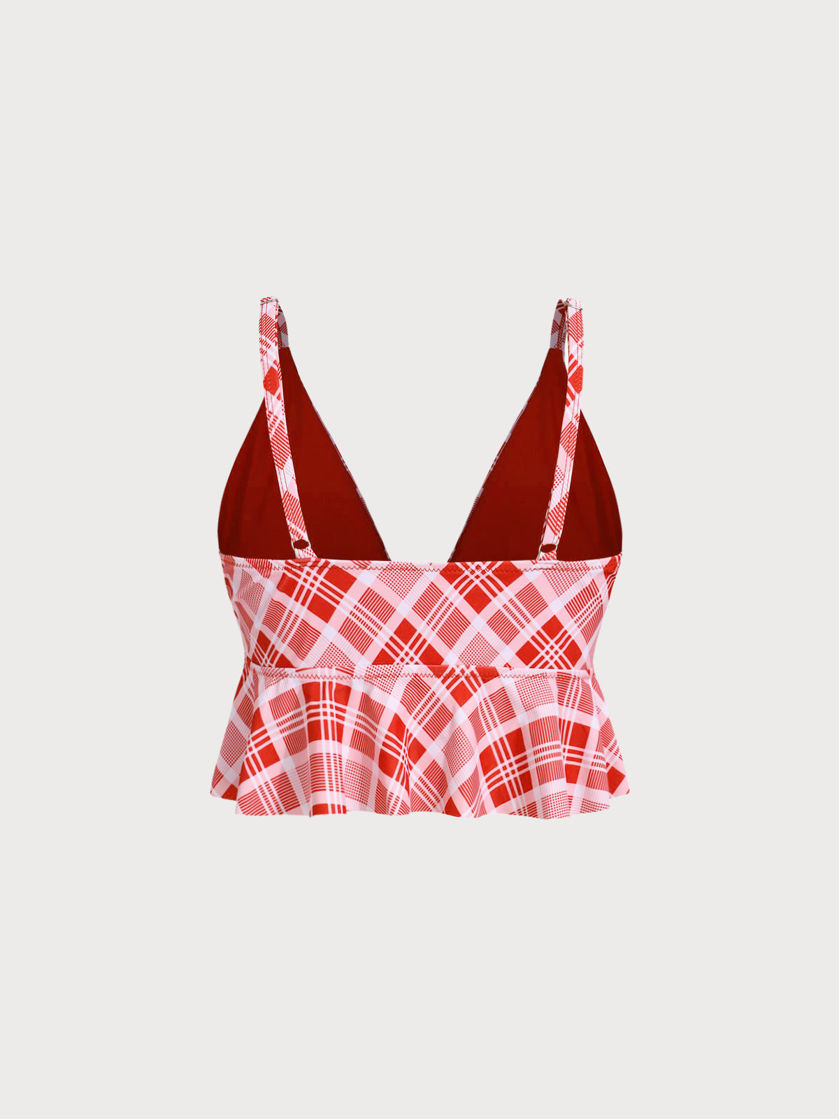 Women Knitted Polyester Bikini Tops Sustainable Plus Size Bikinis - BERLOOK