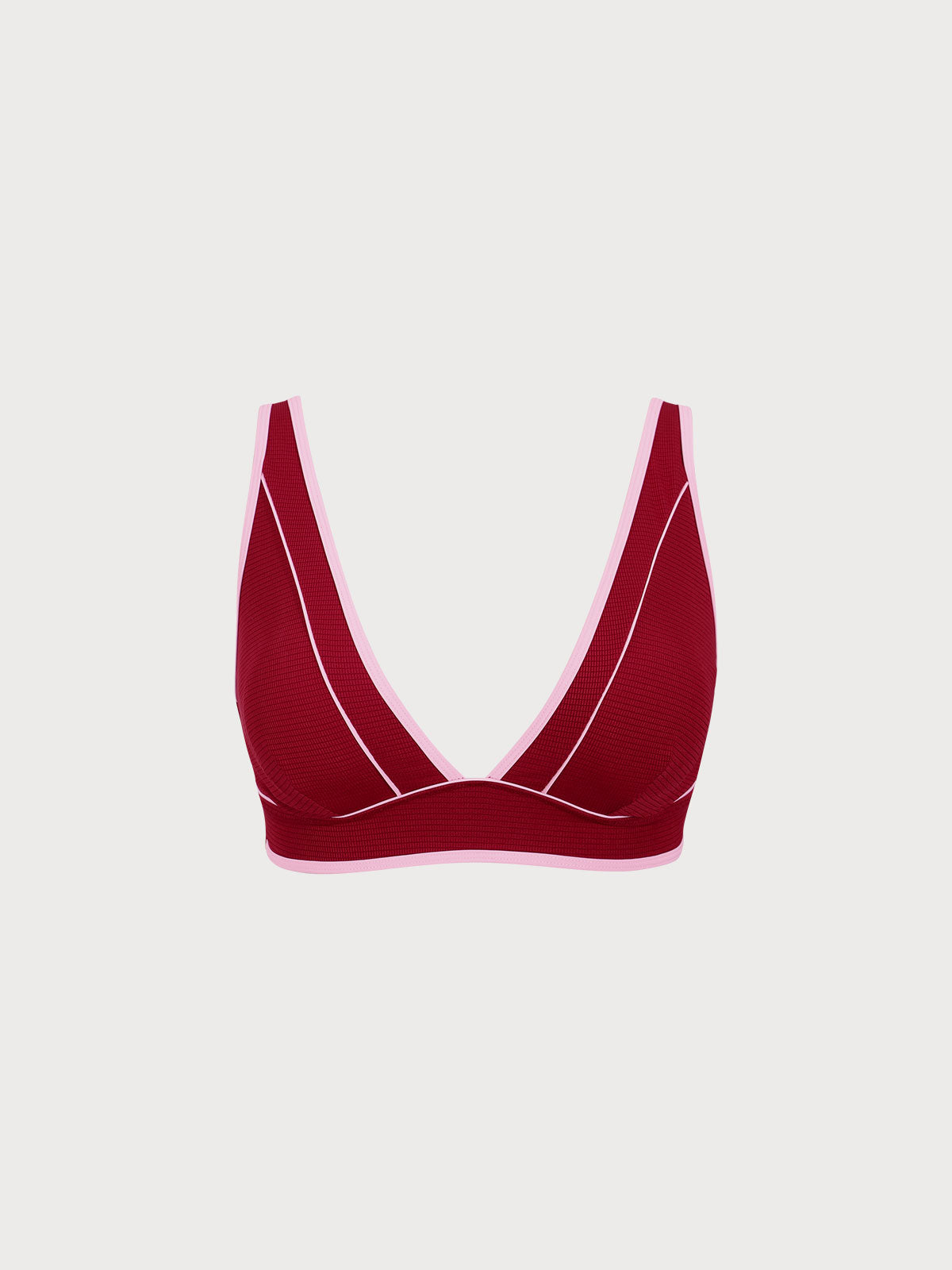Women Knitted Polyester  Bikini Tops Sustainable Plus Size One-Pieces - BERLOOK