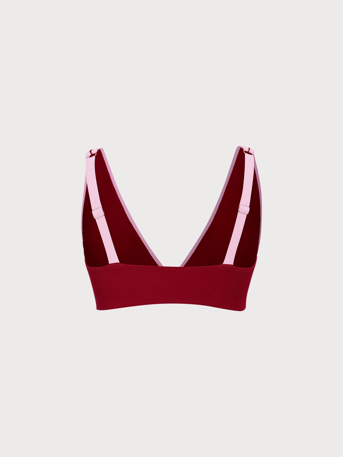 Women Knitted Polyester  Bikini Tops Sustainable Plus Size One-Pieces - BERLOOK