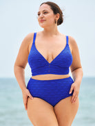 Women Knitted Polyester Bikini Tops Sustainable Plus Size Tankinis - BERLOOK