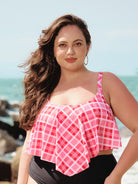 Women Knitted Polyester Bikini Tops Sustainable Plus Size Tankinis - BERLOOK