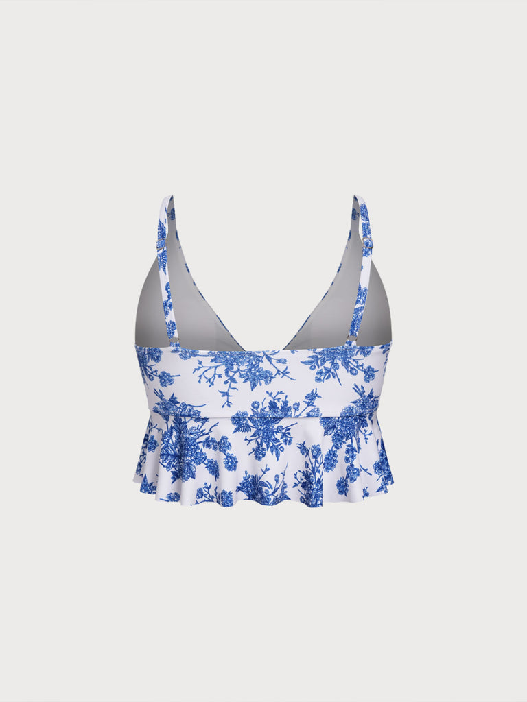 Women Knitted Polyester Bikini Tops Sustainable Plus Size Tankinis - BERLOOK