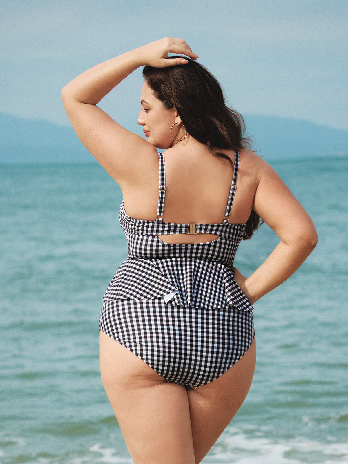 Women Knitted Polyester Bikini Tops Sustainable Plus Size Tankinis - BERLOOK