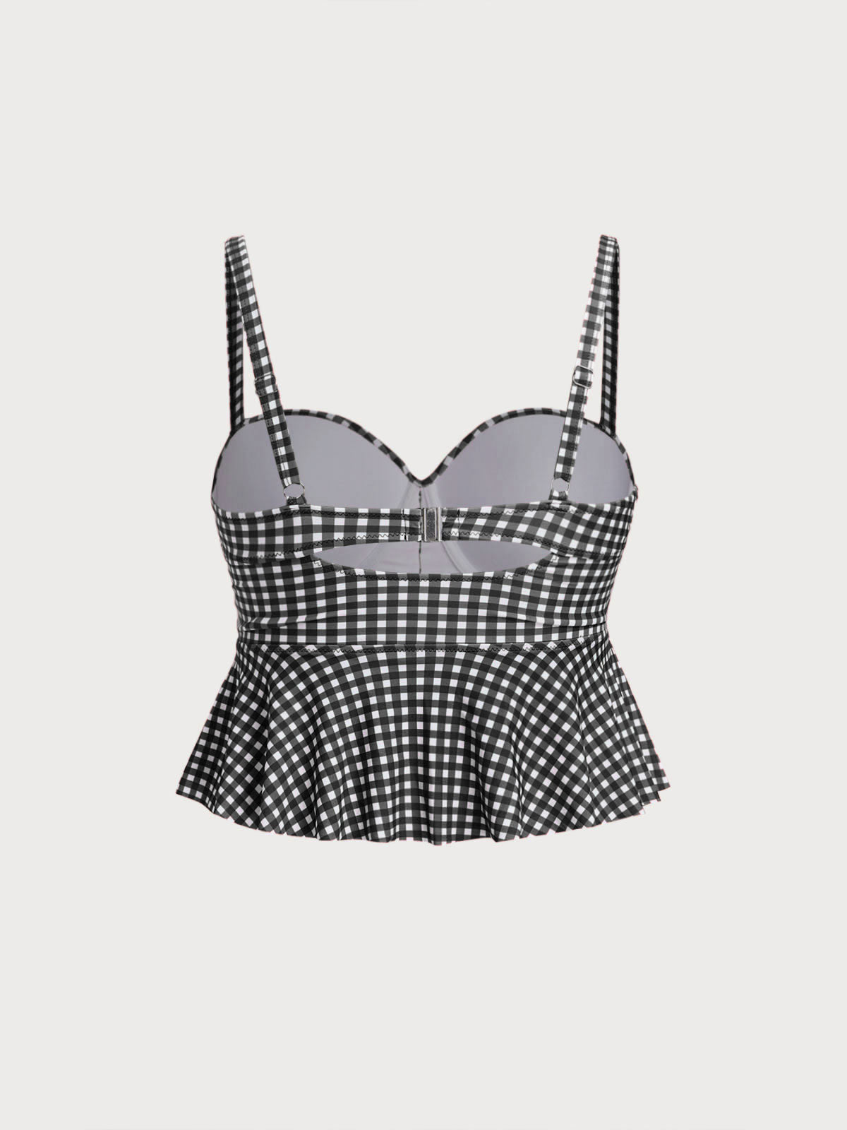 Women Knitted Polyester Bikini Tops Sustainable Plus Size Tankinis - BERLOOK
