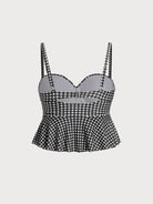Women Knitted Polyester Bikini Tops Sustainable Plus Size Tankinis - BERLOOK