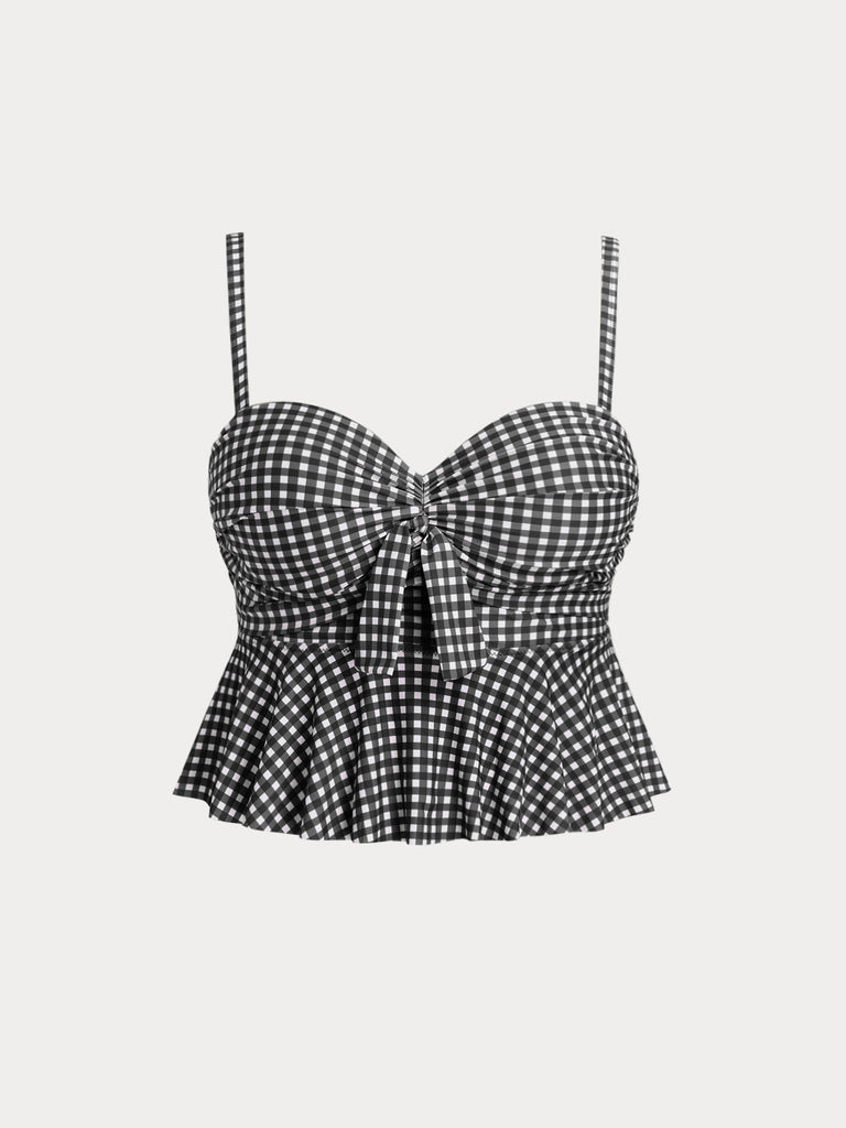 Women Knitted Polyester Bikini Tops Sustainable Plus Size Tankinis - BERLOOK