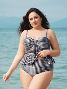 Women Knitted Polyester Bikini Tops Sustainable Plus Size Tankinis - BERLOOK