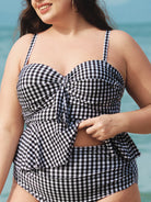 Women Knitted Polyester Bikini Tops Sustainable Plus Size Tankinis - BERLOOK