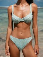 Women Knitted Polyester Blended Bikini Bottoms Sustainable Bikinis - BERLOOK