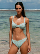 Women Knitted Polyester Blended Bikini Bottoms Sustainable Bikinis - BERLOOK