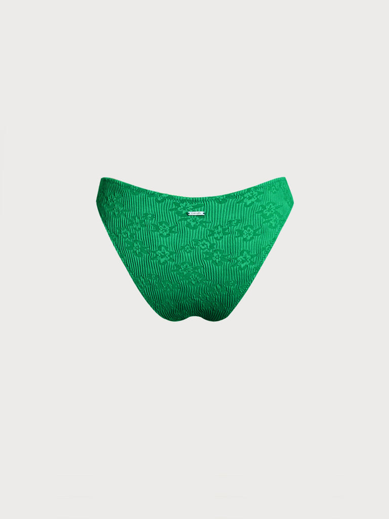 Women  Knitted Polyester Blended Bikini Bottoms Sustainable Bikinis - BERLOOK