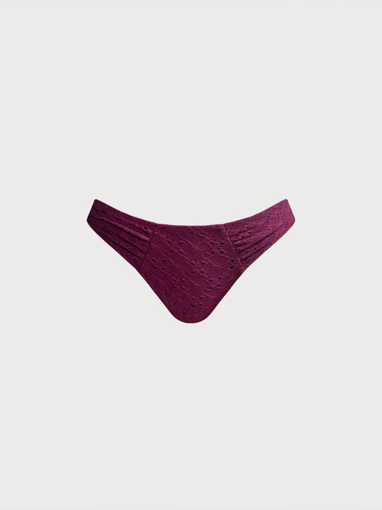 Women Knitted Polyester Blended Bikini Bottoms Sustainable Bikinis - BERLOOK
