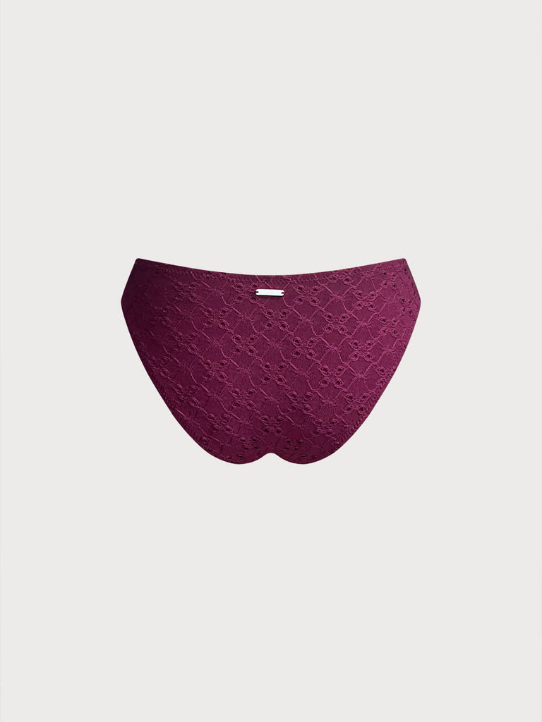 Women Knitted Polyester Blended Bikini Bottoms Sustainable Bikinis - BERLOOK