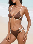 Women Knitted Polyester Blended  Bikini Bottoms Sustainable Bikinis - BERLOOK
