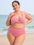 Women Knitted Polyester blended Bikini Bottoms Sustainable Plus Size Bikinis - BERLOOK