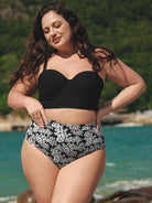 Women Knitted Polyester Blended Bikini Bottoms Sustainable Plus Size Bikinis - BERLOOK