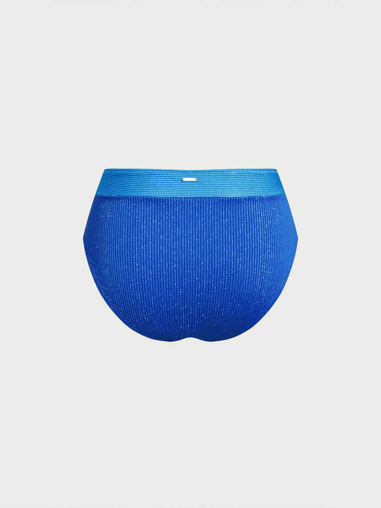 Women Knitted Polyester Blended Bikini Bottoms Sustainable Plus Size Bikinis - BERLOOK