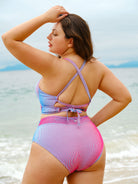 Women Knitted Polyester Blended Bikini Bottoms Sustainable Plus Size Bikinis - BERLOOK