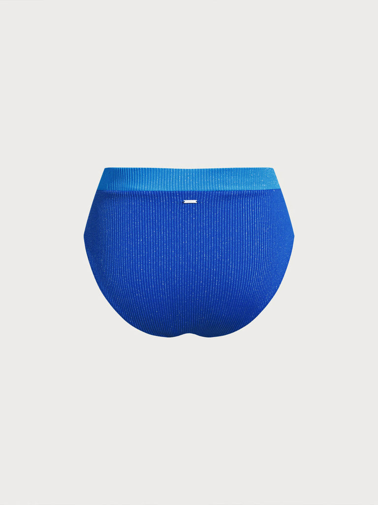 Women Knitted Polyester Blended Bikini Bottoms Sustainable Plus Size Bikinis - BERLOOK