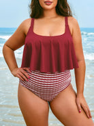 Women Knitted  Polyester Blended Bikini Bottoms Sustainable Plus Size Tankinis - BERLOOK