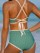 Women Knitted Polyester Blended Bikini Bottoms Sustainable Surfing Clothes - BERLOOK