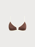 Women Knitted Polyester Blended Bikini Tops Sustainable Bikinis - BERLOOK