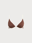 Women Knitted Polyester Blended Bikini Tops Sustainable Bikinis - BERLOOK