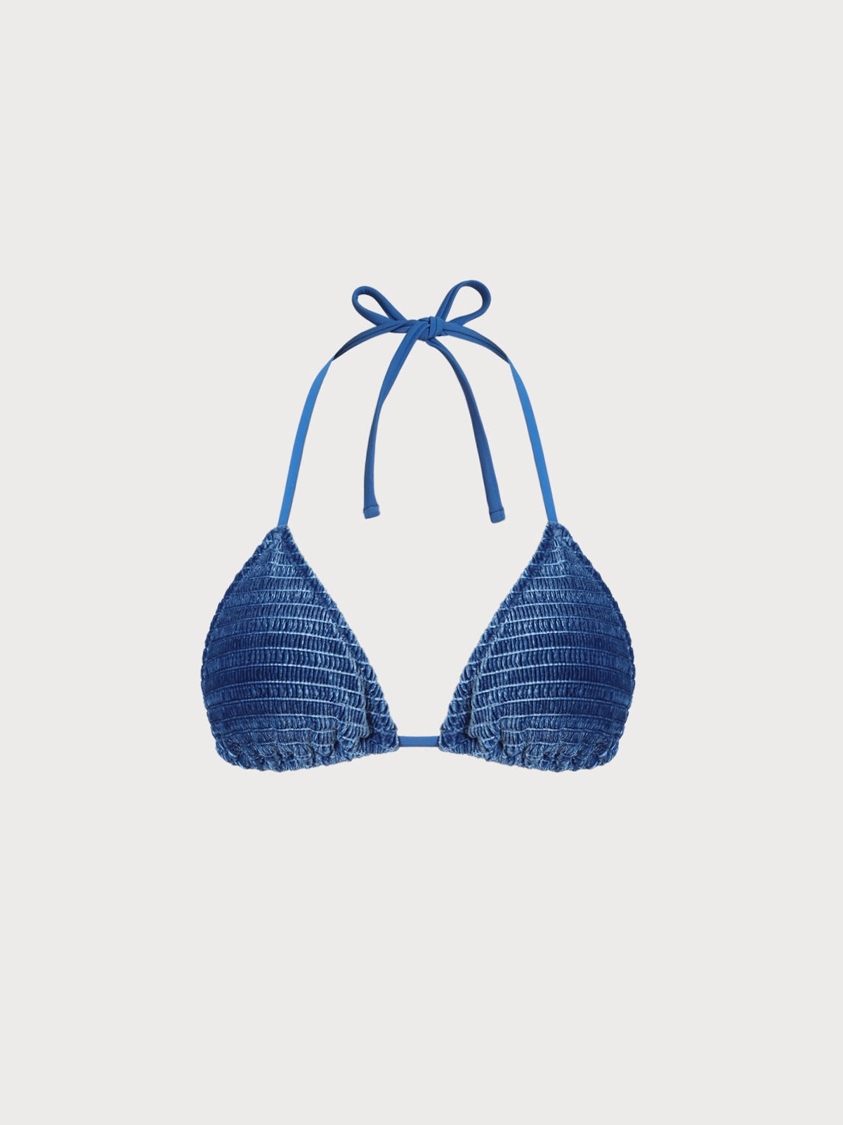 Women Knitted Polyester Blended Bikini Tops Sustainable Bikinis - BERLOOK