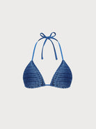 Women Knitted Polyester Blended Bikini Tops Sustainable Bikinis - BERLOOK